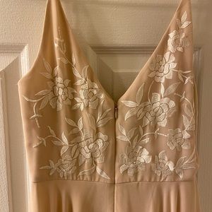 SADIE BHLDN DRESS in blush.